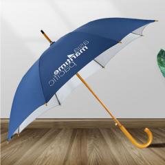 Paraplu met houten handvat